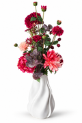 Real Touch Seidenblumenstrauß Ruby in vase Finn